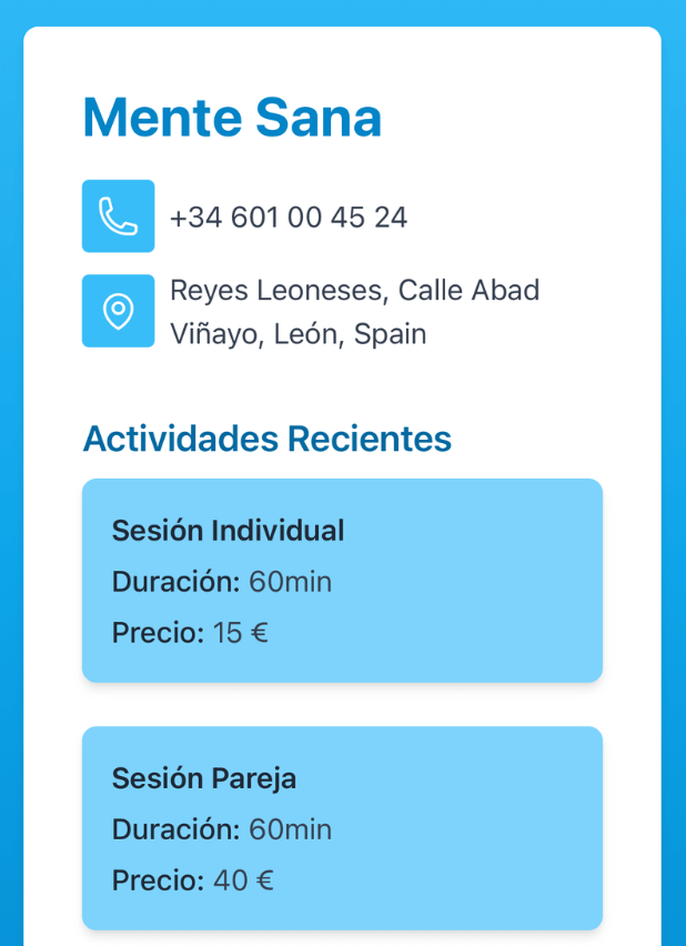 huecos disponibles en la agenda de la peluquería